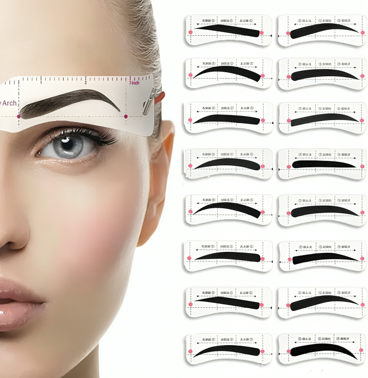 Línea de maquillaje para cejas con diseños naturales