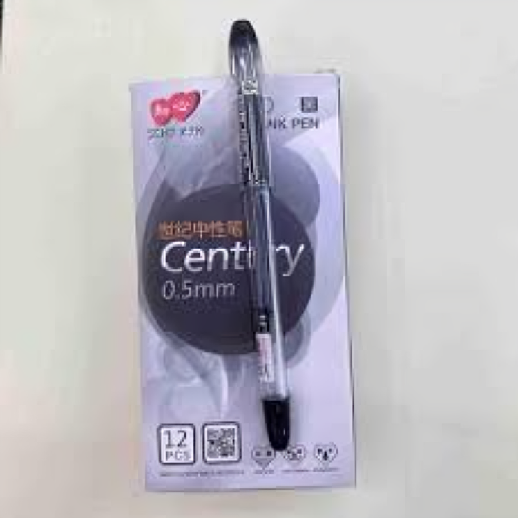 Caja set de plumas tinta negra Cont. 12pz - KDY-35 Imagen principal del producto