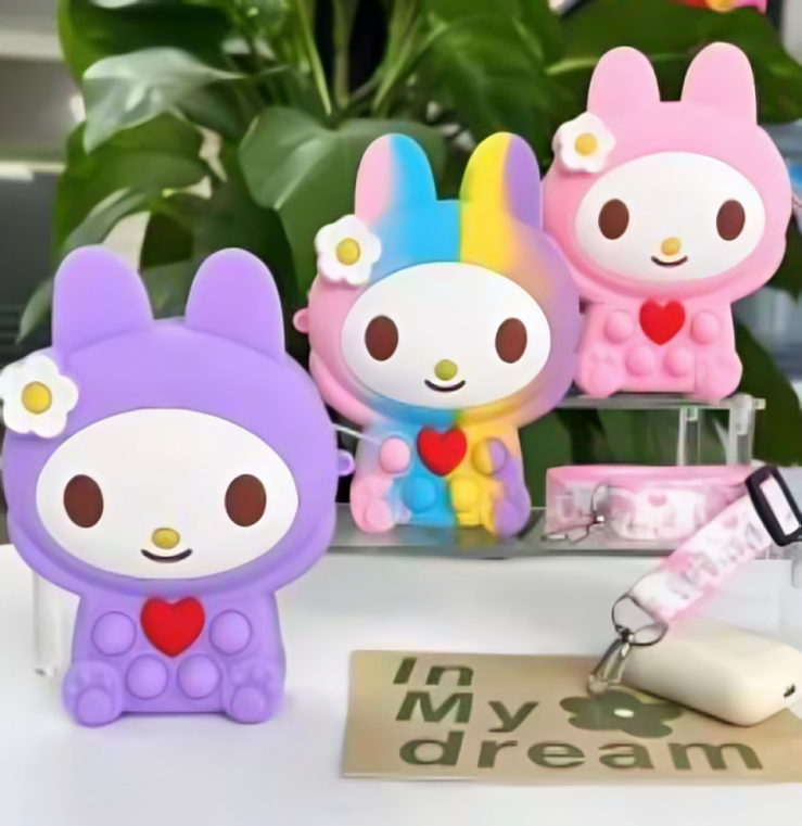 Monedero de silicona diseño Sanrio: my melody - KM-19 Imagen principal del producto