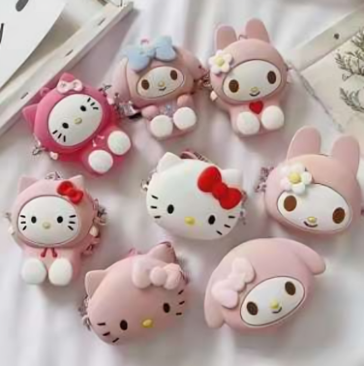 Monedero de silicona Diseño de Sanrio: My hello kitty & My melody - KM-23 Imagen principal del producto
