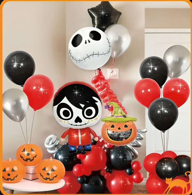 Buquet de globos tematica de Hallowen - 1626-12 Imagen principal del producto