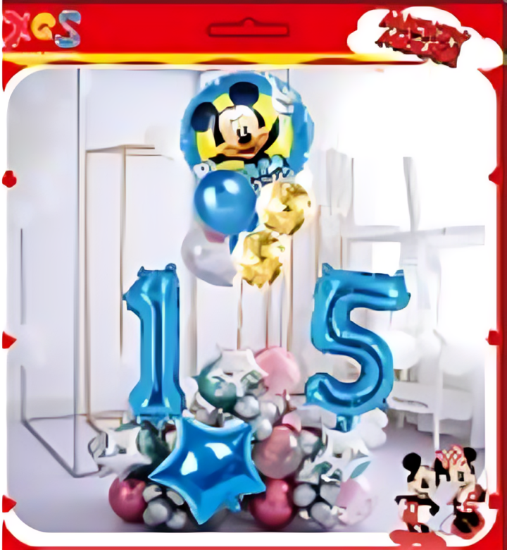 buquet de globos diseño de dibujos animados - 1626-38 Imagen principal del producto