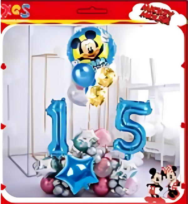 buquet de globos diseño de dibujos animados - 1626-38
