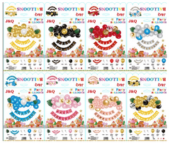 arco de hojas español Juego de globos - 448-1