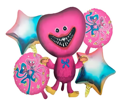 Set de globos de aluminio diseño Poppy Play Time: Kissy Missy - 809-75-124