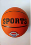 Balon de baloncesto con letras encima - LW-003