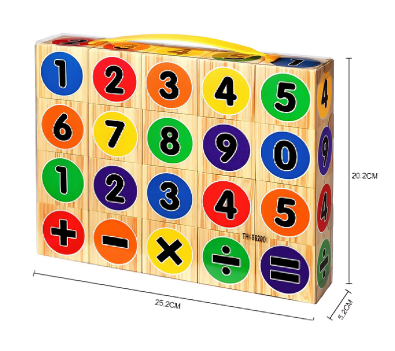 Juego de bloques matematicos 5*5*5 - CLWJ-CLB20N