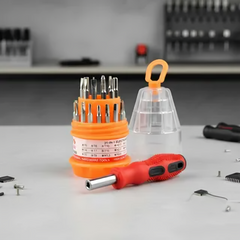 Desarmador de punta magnética con 31 puntas intercambiables / xinmi / lsd-6134