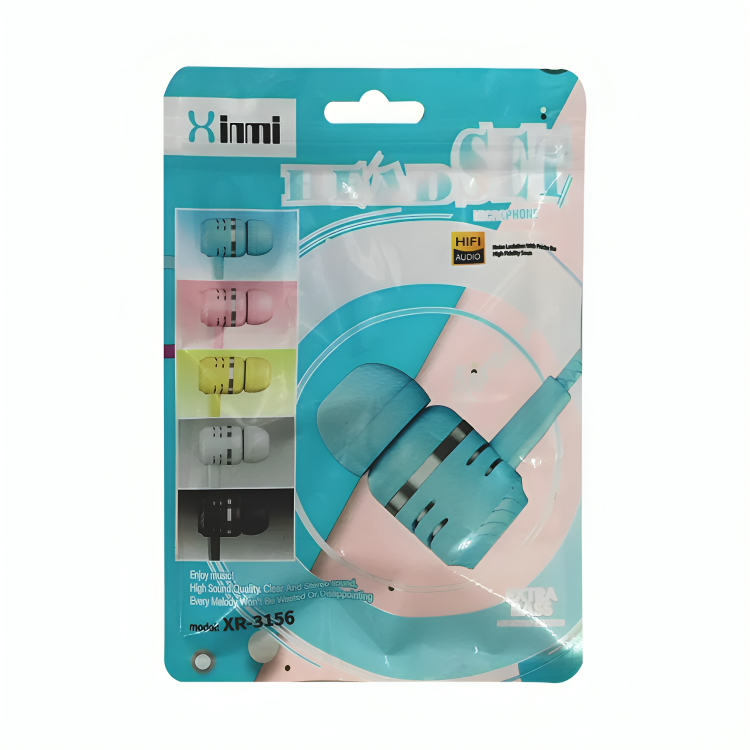 Audífonos alámbricos earphone con entrada auxiliar 3.5mm Imagen secundaria del producto