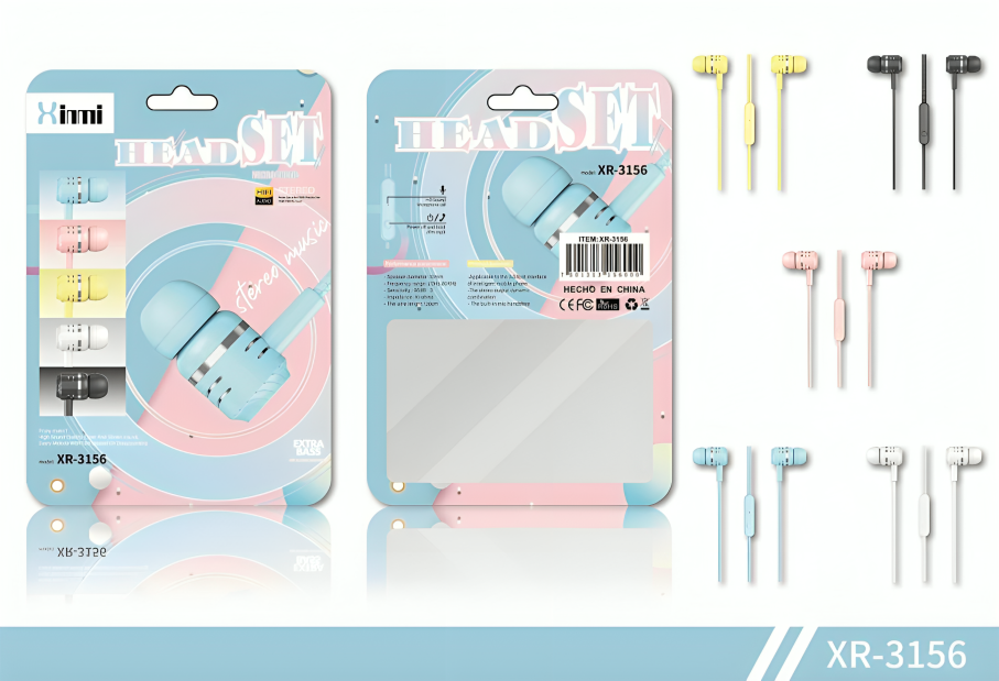 Audífonos alámbricos earphone con entrada auxiliar 3.5mm Imagen principal del producto