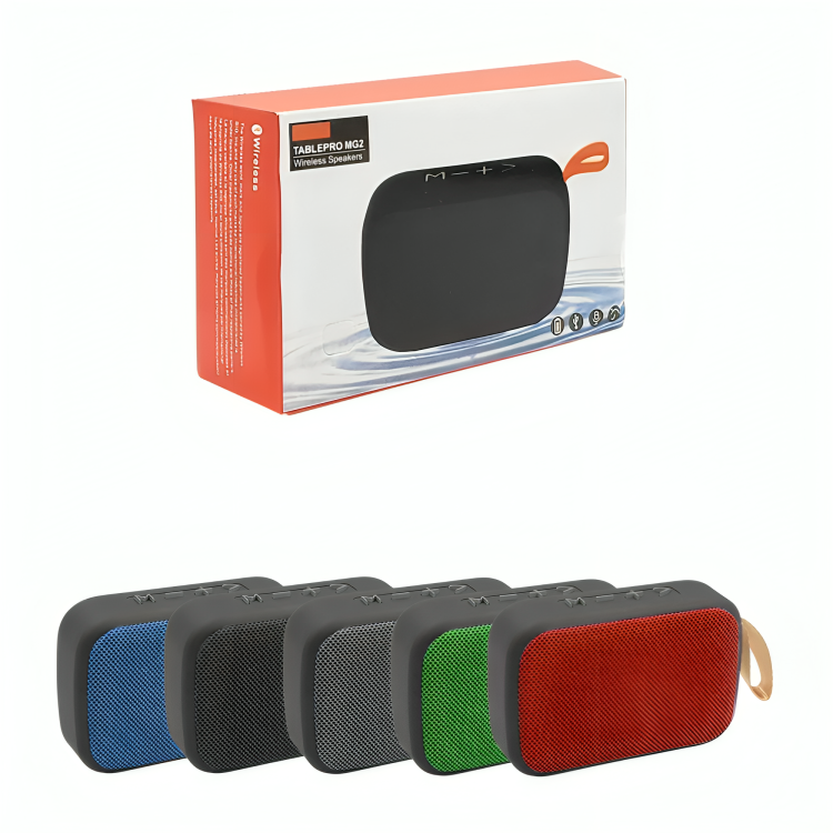 Mini bocina bluetooth con entrada usb y micro sd + asa, tamaño 11.5 x 7.5 cm LU88304 Imagen principal del producto