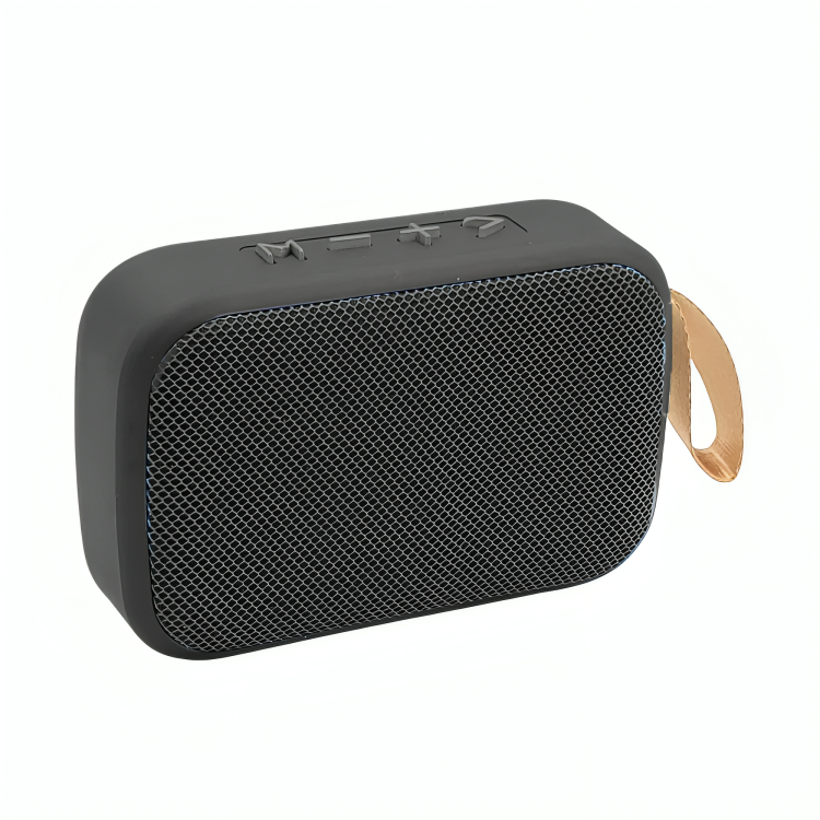 Mini bocina bluetooth con entrada usb y micro sd + asa, tamaño 11.5 x 7.5 cm LU88304