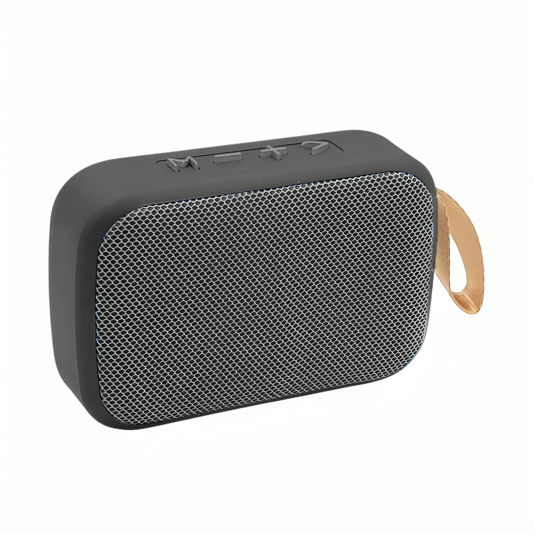 Mini bocina bluetooth con entrada usb y micro sd + asa, tamaño 11.5 x 7.5 cm LU88304