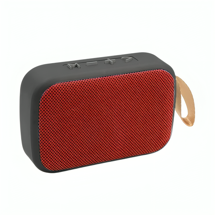 Mini bocina bluetooth con entrada usb y micro sd + asa, tamaño 11.5 x 7.5 cm LU88304 Imagen secundaria del producto