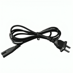 Cable bifasico en color negro de 1.50m WI.63