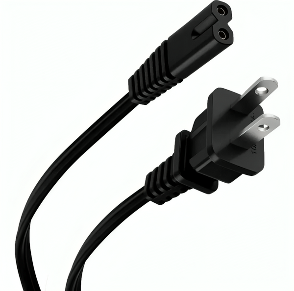 Cable bifasico en color negro de 1.50m WI.63