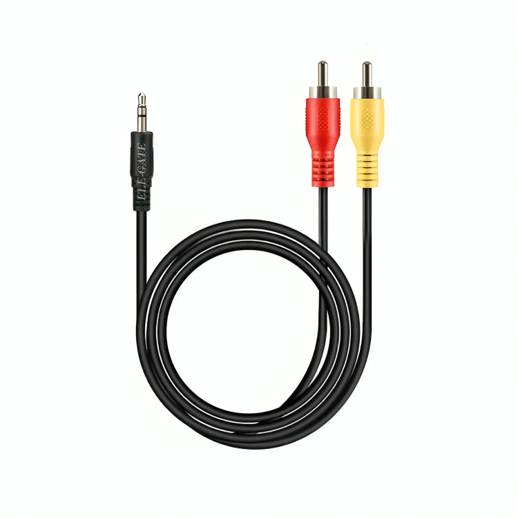 Adaptador de cable jack 3.5mm a salida de audio rca 100cm / wi.184