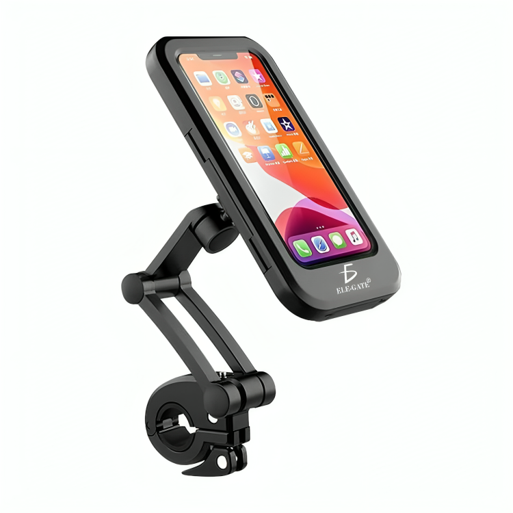Soporte funda ele-gate ajustable a manubrio de motocicleta para teléfono celular / cy-n5