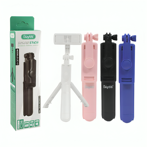 Pasar para zoom Imagen principal Galería Galería Galería Galería Selfie stick con tripie JC-17