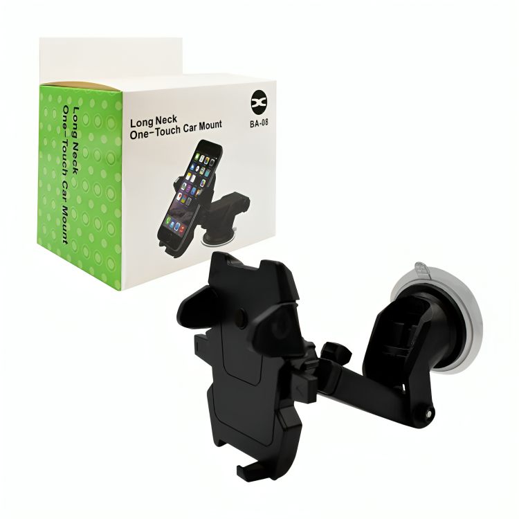 Soporte universal para celular fx, con ventosa y brazo móvil para coches, variedad de usos / ba-08