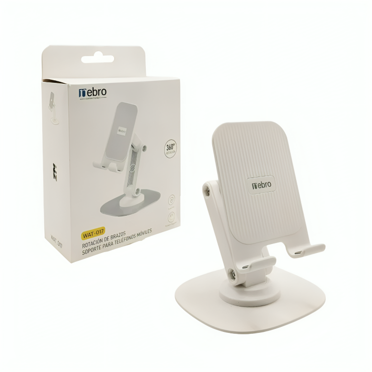 Soporte universal plegable w&z con rotación 360° de celular para escritorio, variedad de colores / nebro / wat-017 Imagen secundaria del producto