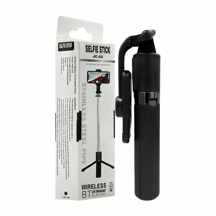 Bastón selfie stick extensible de 20cm hasta 90cm + control bluetooth Imagen principal del producto
