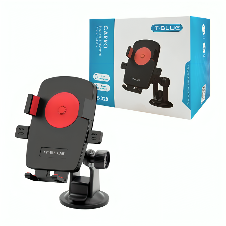Soporte ajustable para celular, con ventosa de seguridad, giro de 360 grados Imagen principal del producto