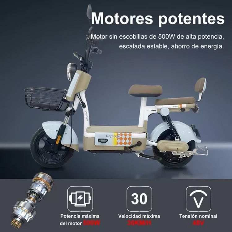 Moto Electrica Bicicleta Para Adulto 500w 30km/h DEYLINGS Imagen secundaria del producto