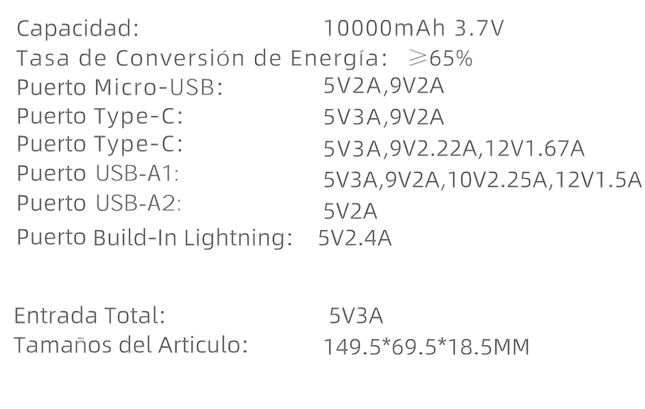 POWERBANK CON PANTALLA DIGITAL EASY 1 Imagen secundaria del producto