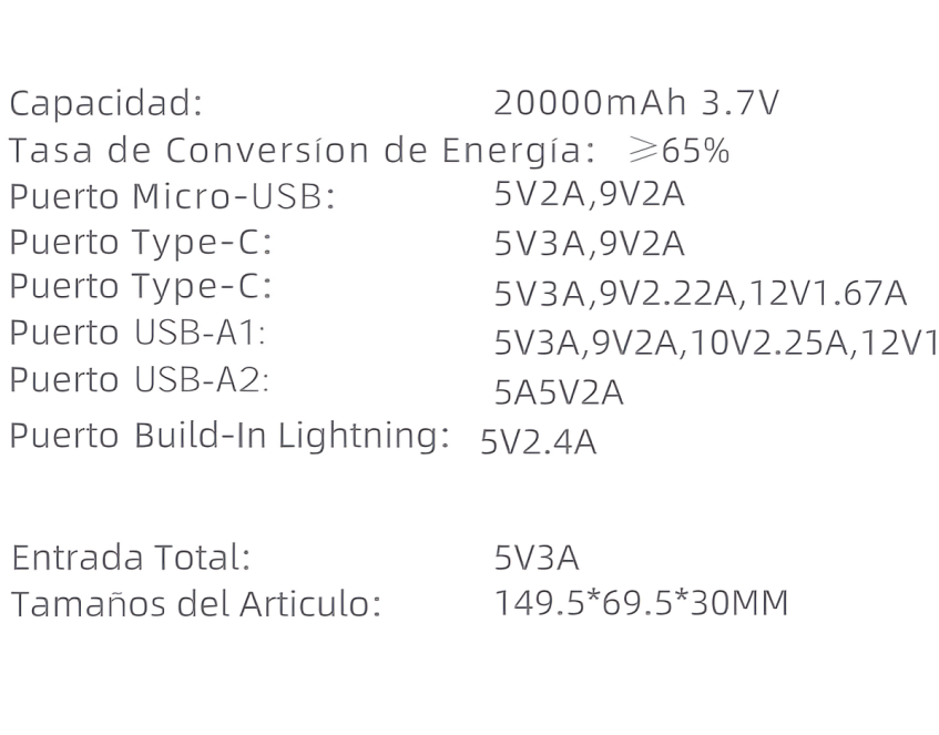 POWERBANK CON PANTALLA DIGITAL EASY 2 Imagen secundaria del producto