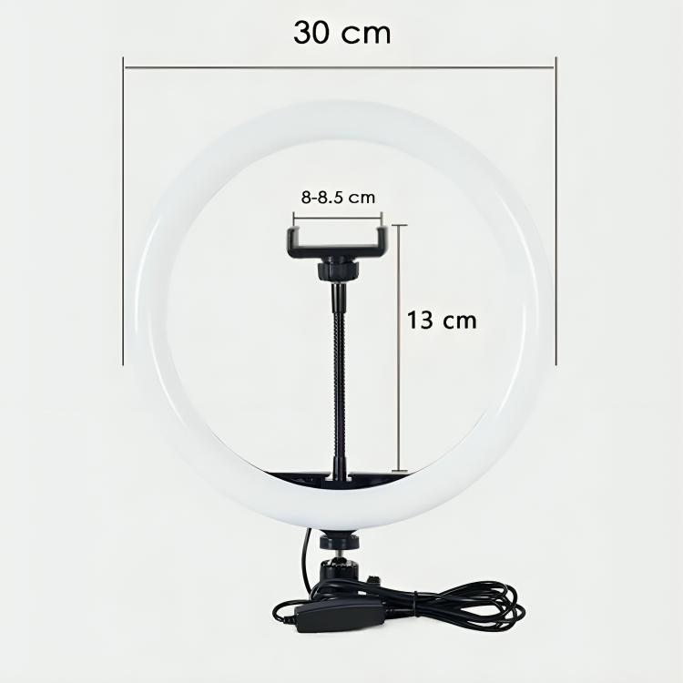 Aro de luz doble color FRIA O CALIDA 12" DP-1032