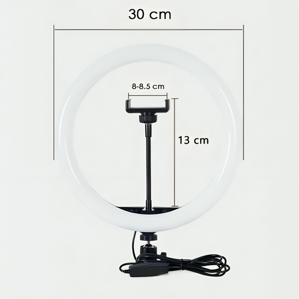 Aro de luz doble color FRIA O CALIDA 12" DP-1032