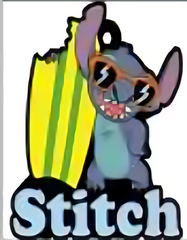 Llavero de Stich tematica de playa - KM-39