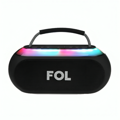 Bocina fol ovalada, puerto tf, usb y radio fm, sonido estéreo FS-S621