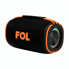 Bocina cilíndrica, pequeña, inalámbrica, sonido estéreo, puerto usb y tf + rgb FS-S703