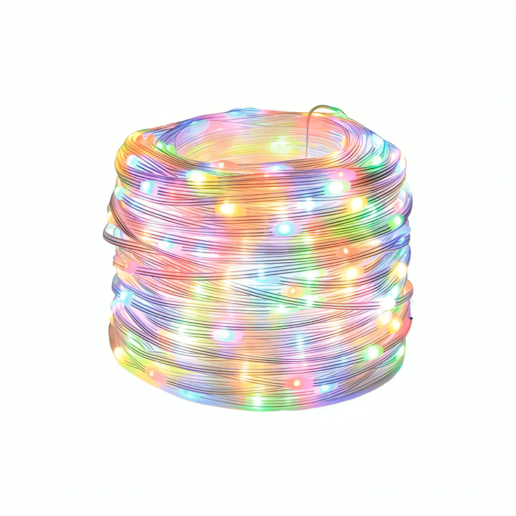 Cadena de luces led rgb de 10 metros con control y bluetooth / led.84