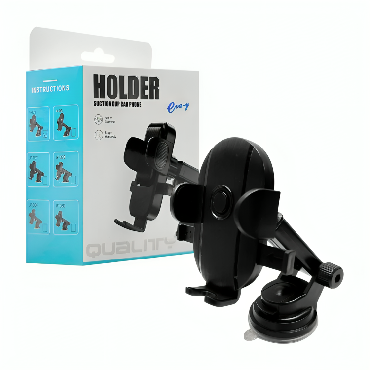 Soporte ovalado universal para celular, ajustable, adaptable al tablero de coche H-04 Imagen principal del producto