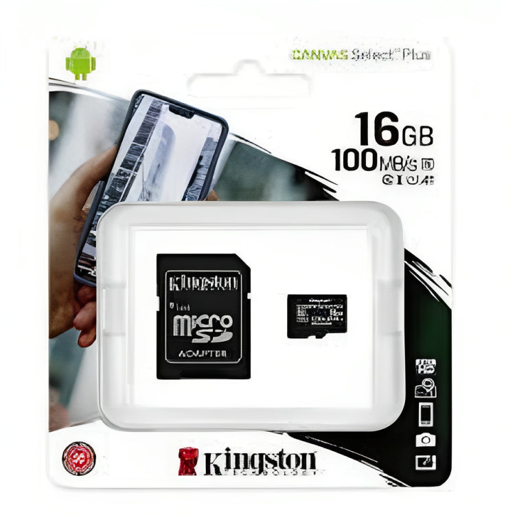 MICRO SD 16GB  16G.MICRO.KINGSTON(NEGRO) Imagen principal del producto