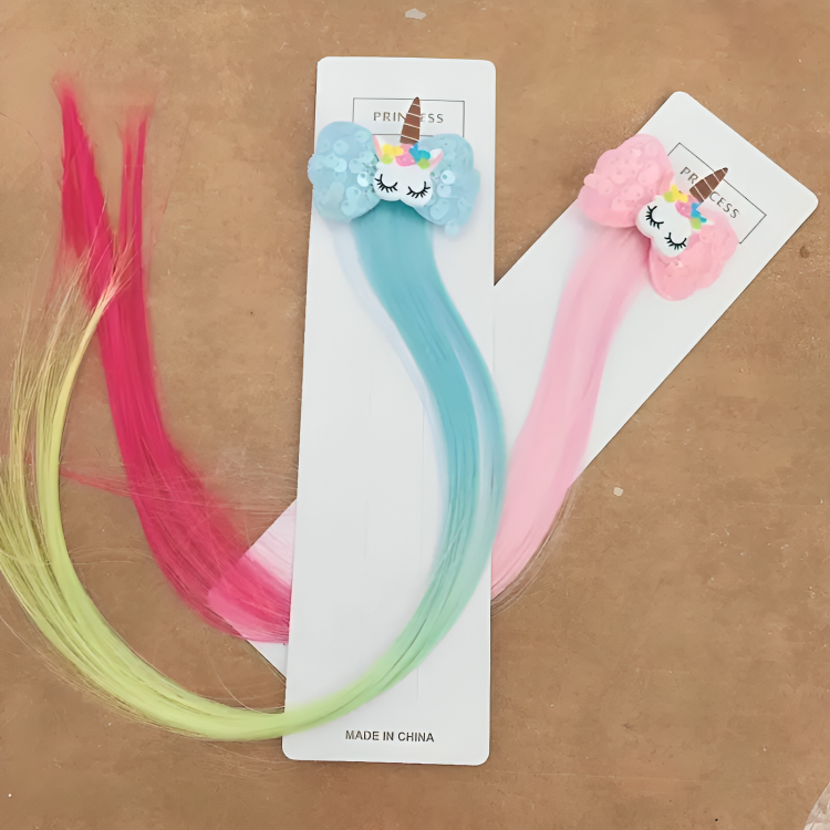 Peluca de unicornio con broche 120-4 TJTL Imagen principal del producto