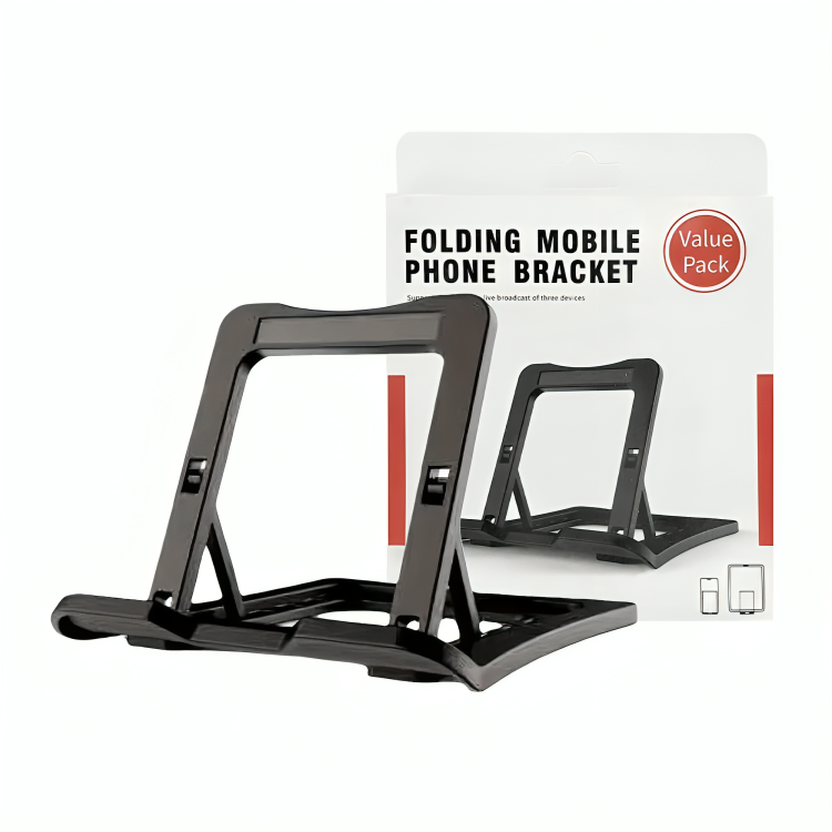 Mini soporte plegable de plástico para teléfono celular o tablet, variedad de colores / s325 Imagen principal del producto