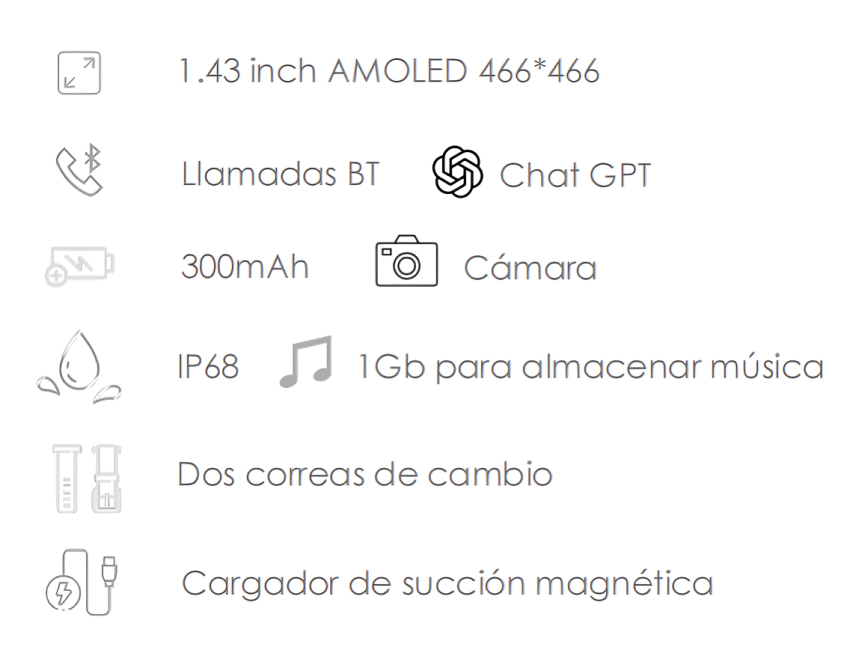 SMARTWATCH R8 PRO Imagen secundaria del producto