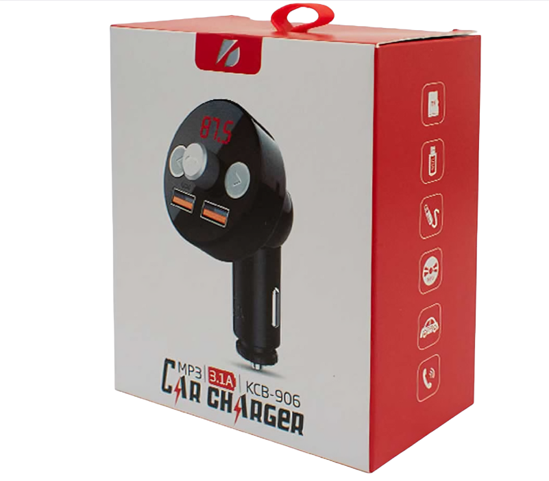 Transmisor Bluetooth / FM para Automóvil BUYTITI KCB-906 Imagen principal del producto