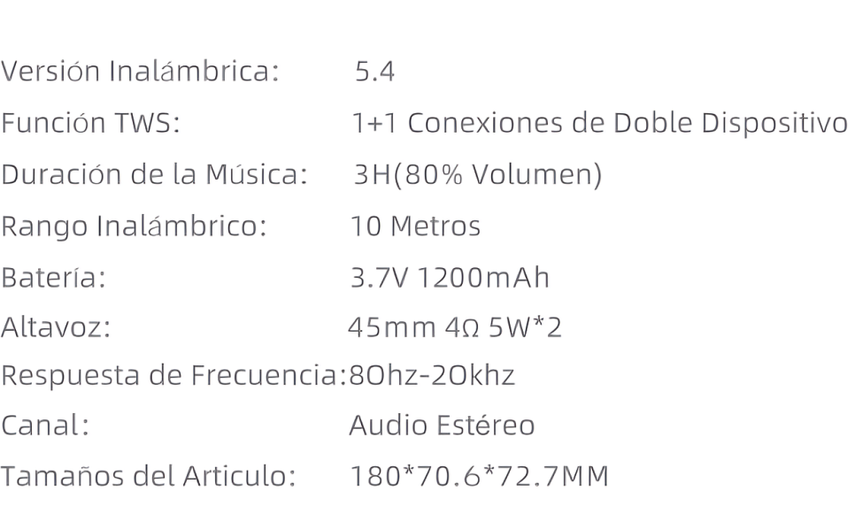 BOCINA BLUETOOTH SH20 G-TIDE Imagen secundaria del producto