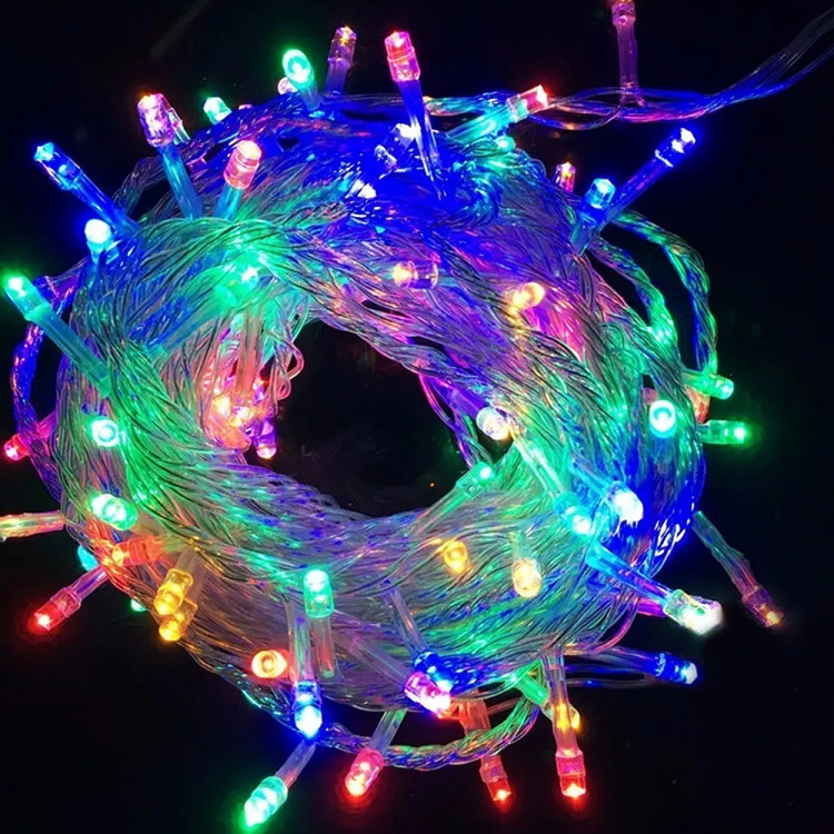SERIE DE LUZ NAVIDEÑA 100 LED rgb 7.5M Imagen secundaria del producto