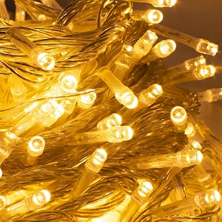 Serie de luces navideñas 100 led 7.5m hxd-2002