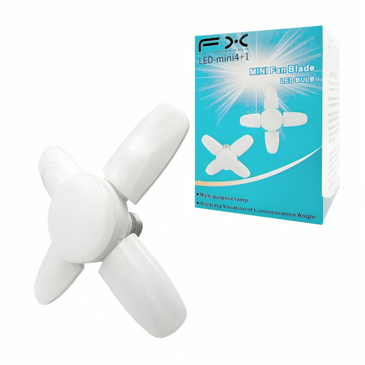Foco plegable tipo ventilador con 4 aspas Imagen principal del producto