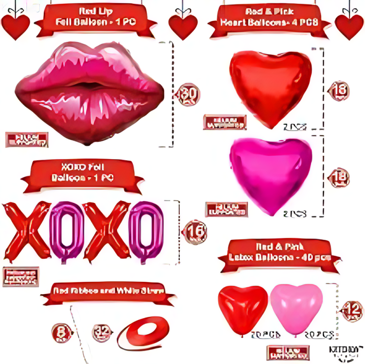 Juego XOXO de 17 pulgadas 4  piezas - 34809-28 Imagen principal del producto