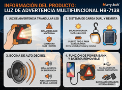 Luz de advertencia de bocina multifuncional - NGSD352 - Mishop Mexico