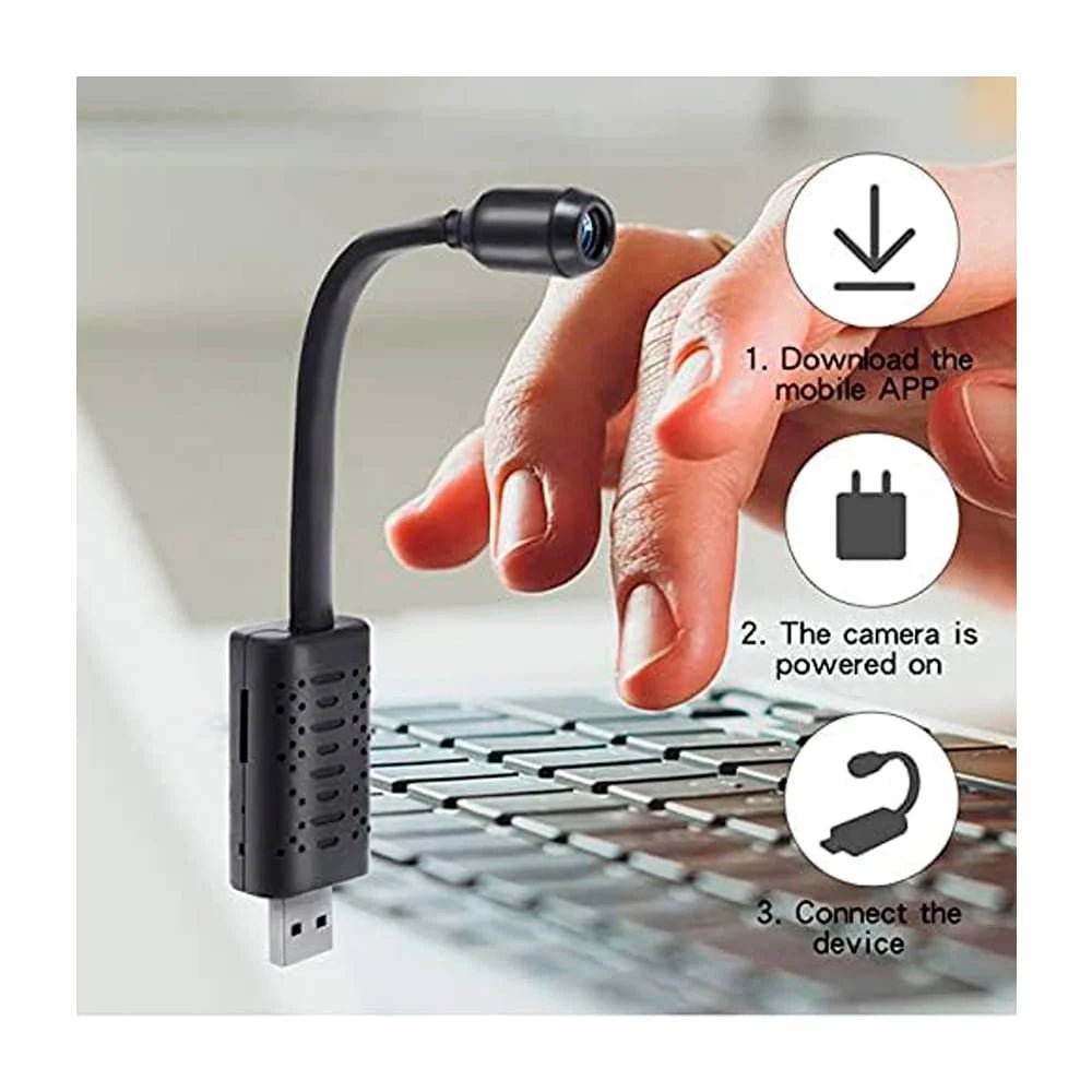 Mini cámara de seguridad hd portátil con conexión usb / usb general manual - ZE - 1454 - Mishop Mexico