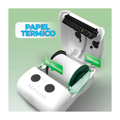 Mini impresora portátil para etiquetas 58mm, bluetooth, diseño de panda - Mishop Mexico